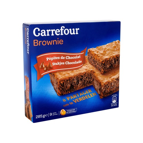 Carrefour Brownie Pépites de Chocolat 285 g