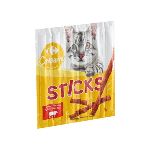 Carrefour Companino Sticks au Buf 6 x 5 g
