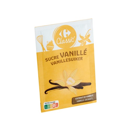 Carrefour Classic'' Sucre Vanillé Extrait de Vanille 7.5 g