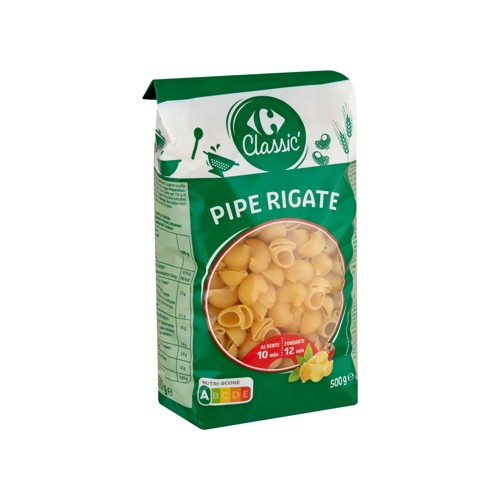 Carrefour Classic'' Pipe Rigate 500 g
