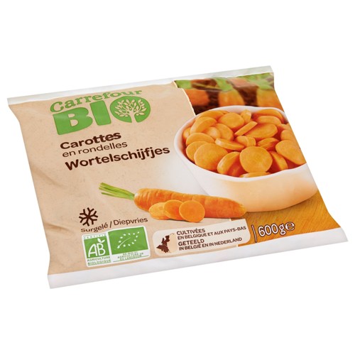 Carrefour Bio Carottes en Rondelles 600 g