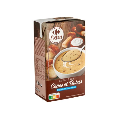 Carrefour Extra Velouté aux Cèpes et Bolets 1 L