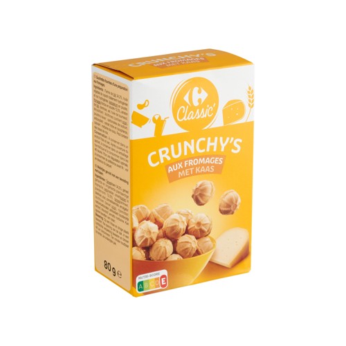Carrefour Classic'' Crunchy''s aux Fromages 80 g