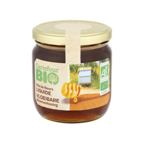 Carrefour Bio Miel de Fleurs Liquide 500 g