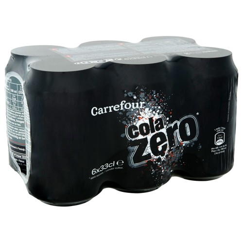 Carrefour Cola Zero 6 x 33 cl