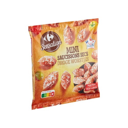 Carrefour Sensation Mini Saucissons Secs Pur Porc 75 g