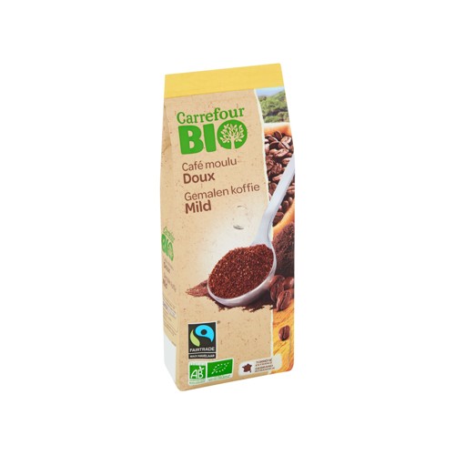 Carrefour Bio Café Moulu Doux 250 g