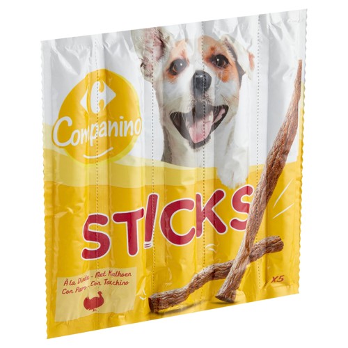 Carrefour Companino Sticks à la Dinde 5 x 10 g