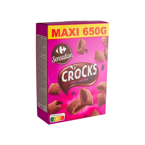 Carrefour Sensation Crocks Choco Maxi 650 g