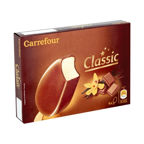 Carrefour Classic Glace 4 x 75 g
