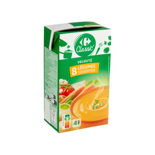 Carrefour Classic'' Velouté 8 Légumes 1 L