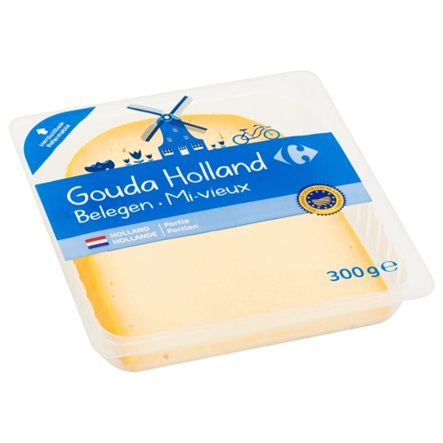 Carrefour Gouda Holland Mi-Vieux bloc 300 g