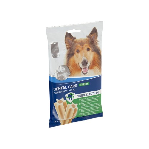 Carrefour Companino Dental Care Fresh Medium Maxi >10kg 7 Pièces 180 g