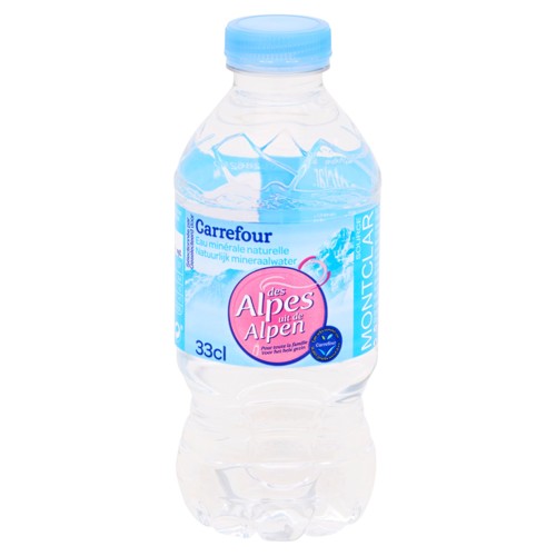 Carrefour Eau Minérale Naturelle des Alpes 33 cl