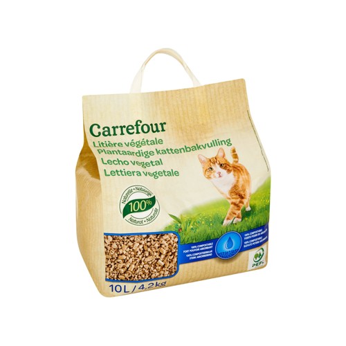 Carrefour Litière Végétale 4.2 kg