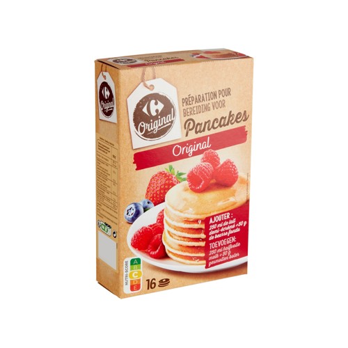 Carrefour Original Préparation pour Pancakes Original 2 x 175 g