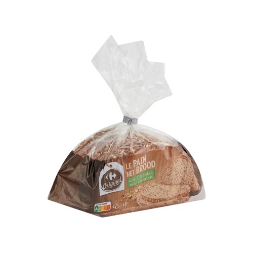 Carrefour Original le Pain aux Céréales 8 Pièces 500 g