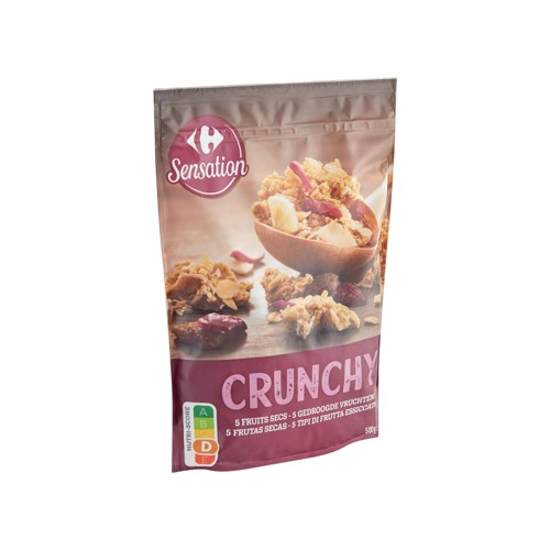 Carrefour Sensation Crunchy 5 Fruits Secs 500 g