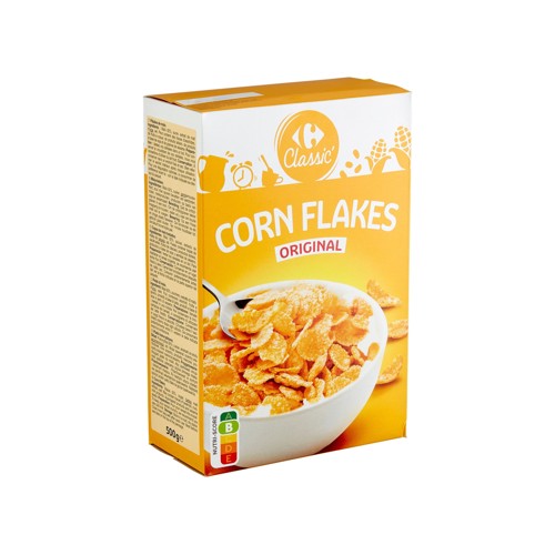 Carrefour Classic'' Corn Flakes Original 500 g