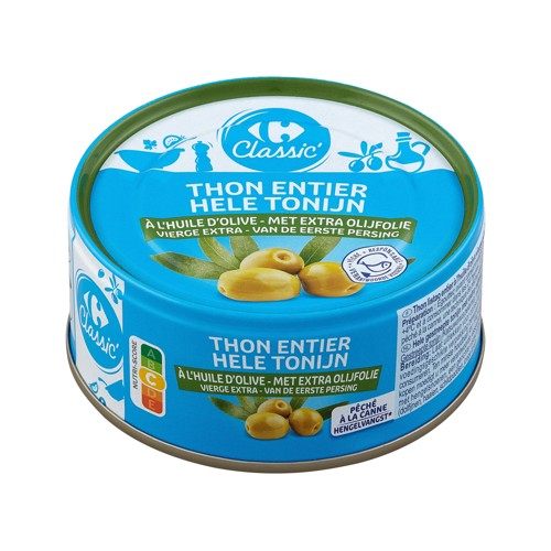 Carrefour Classic'' Thon Entier 150 g