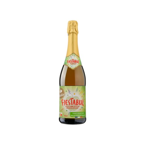 Carrefour Sensation Fiestabul Jus de Pomme Pétillant 75 cl