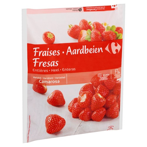 Carrefour Fraises Entières 650 g