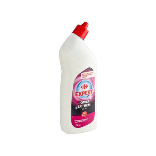 Carrefour Expert Power Clean Gel WC avec Javel 750 ml