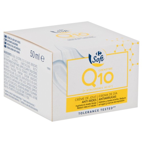 Carrefour Soft Coenzyme Q10 Crème de Jour Anti-Rides 50 ml
