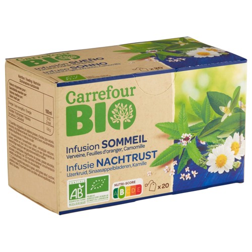 Carrefour Bio Infusion Sommeil 20 Sachets 1.5 g
