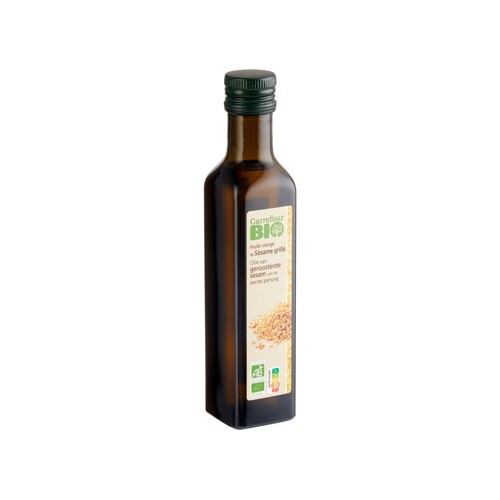 Carrefour Bio Huile Vierge de Sésame Grillé 25 cl