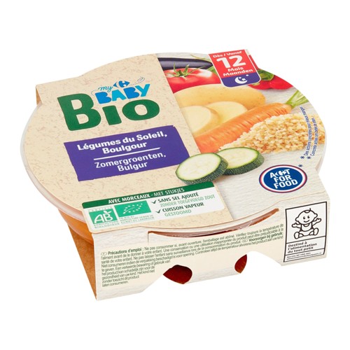 Carrefour Baby Bio Légumes du Soleil, Boulgour dès 12 Mois 230 g