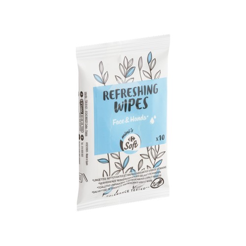 Carrefour Soft Mini''s Lingettes Nettoyantes 10 Pièces