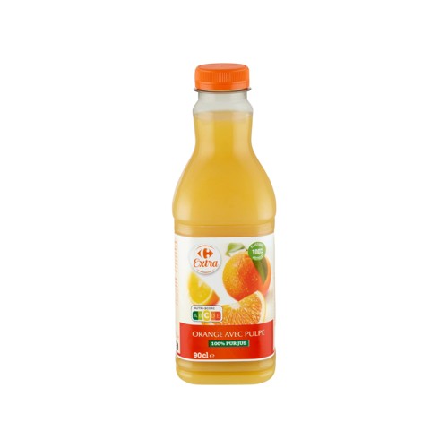 Carrefour Extra Orange avec Pulpe 90 cl