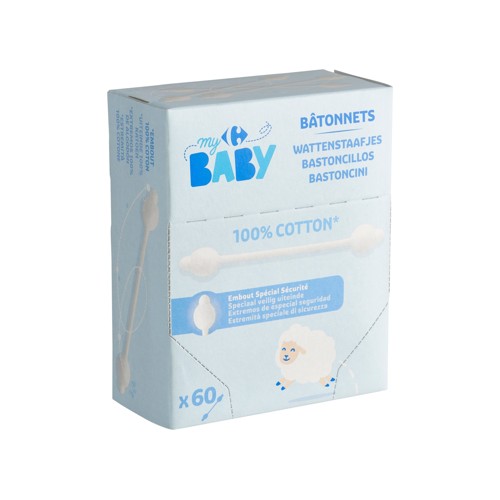 Carrefour Baby Bâtonnets 60 Pièces