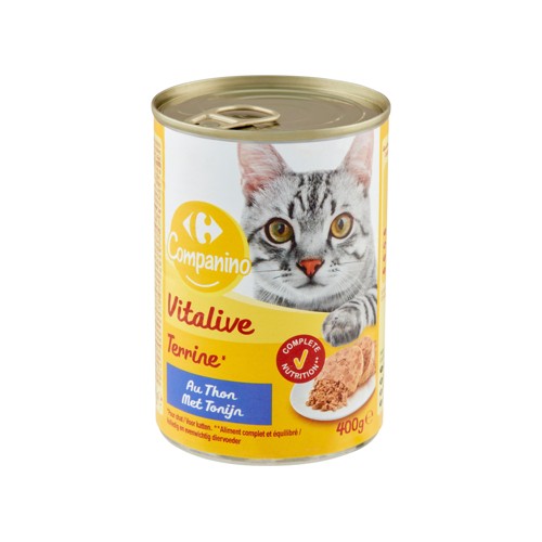 Carrefour Companino Vitalive Terrine au Thon 400 g