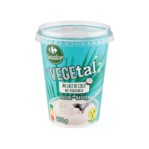 Carrefour Sensation Vegetal au Lait de Coco Nature 400 g