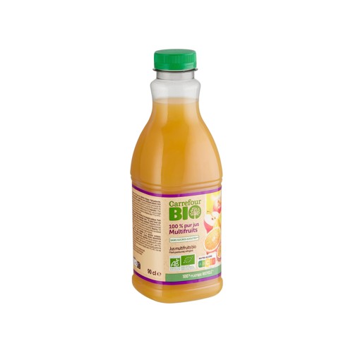 Carrefour Bio 100 % Pur Jus Multifruits 90 cl