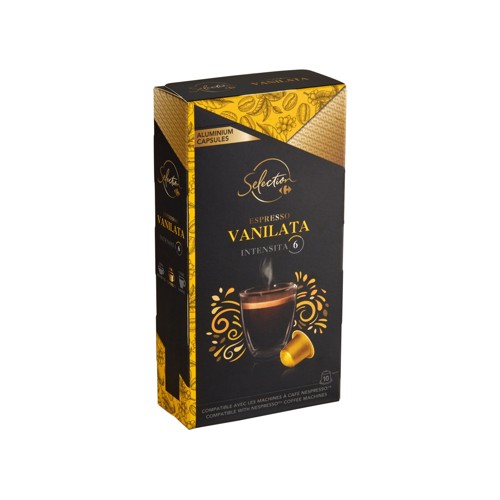 Carrefour Selection Espresso Vanilata 10 Capsules 52 g