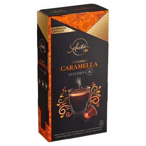 Carrefour Selection Espresso Caramella 10 Capsules 52 g
