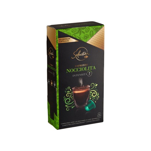 Carrefour Selection Espresso Nocciolita 10 Capsules 52 g