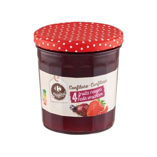 Carrefour Original Confiture 4 Fruits Rouges 370 g