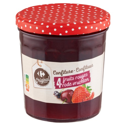 Carrefour Original Confiture 4 Fruits Rouges 370 g