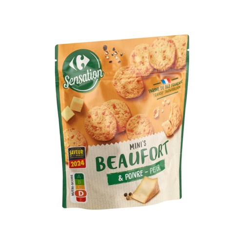 Carrefour Sensation Mini''s Beaufort & Poivre 100 g