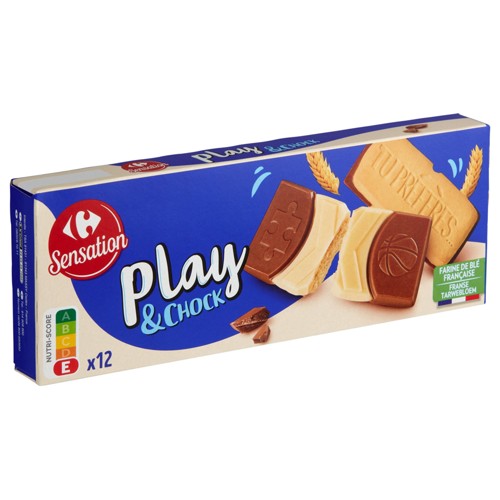 Carrefour Sensation Play & Chock Biscuits 12 Pièces 150 g