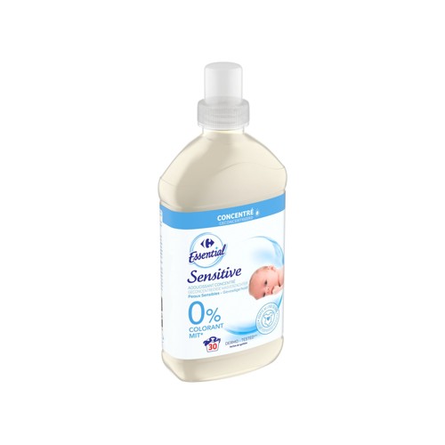 Carrefour Essential Sensitive Adoucissant Concentré 750 ml 30 Lavages