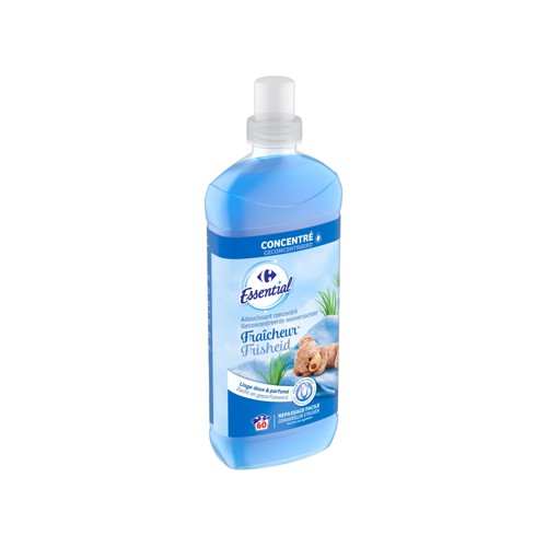 Carrefour Essential Adoucissant Concentré Fraîcheur 1.5 L 60 Lavages