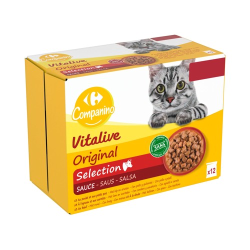 Carrefour Companino Vitalive Original Selection Sauce 12 x 100 g
