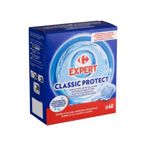 Carrefour Expert Classic Protect Tablettes Anticalcaire 40 x 10 g