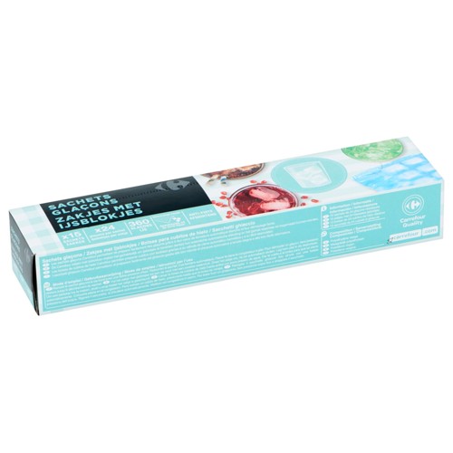 Carrefour Sachets Glaçons 15 Sachets
