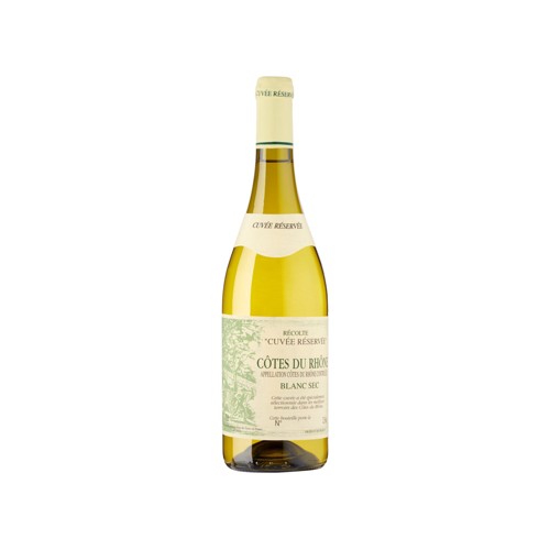 France Côtes du Rhône Cuvée réservée Blanc Sec 75cl